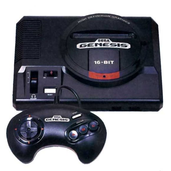 Sega Genesis Model 1 16Bit High Definition Graphics Console Loose Complete - Picture 1 of 1